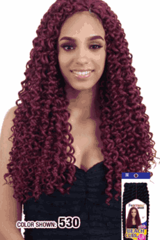 Freetress Synthetic Beach Curl Braid 18" (Crochet & Latch Hook)