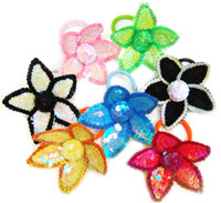 Glitter Ponytail Holder