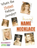 Gold / Silver Initial Name Necklace & Anklet