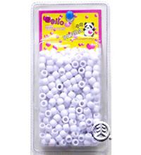 Hair Bead 500PC White