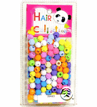 Hair Bead Rose Pastel