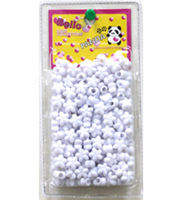 Hair Bead StarFlowerWhite