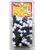 Hair Bead StarFlowerWhiteBlack