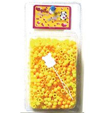 Hair Bead YellowMix1000PC