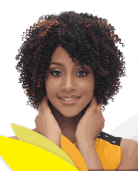 Harlem 125 Kima Treasure Human Hair & Premium Fiber Blend GoGo6pcs Bohemian Curl