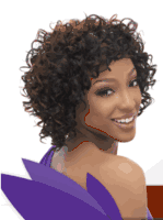 Harlem 125 Kima Treasure Human Hair & Premium Fiber Blend GoGo6pcs Oprah Curl