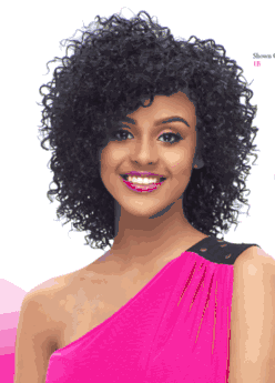 Harlem 125 Kima Treasure Human Hair & Premium Fiber Blend GoGo6pcs Peruvian Curl