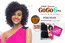Harlem 125 Kima Treasure Human Hair & Premium Fiber Blend GoGo6pcs Peruvian Curl