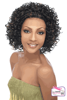 Harlem 125 Lace Braid Front Wig 100% High Temp Fiber LD 704