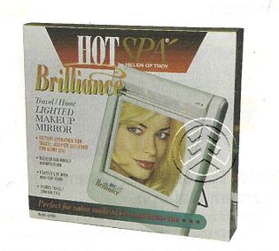 Hot Spa Lighted Travel Mirror