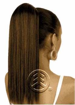 ISIS Synthetic Wrap-N-Tie Drawstring Ponytail Yaky Snip