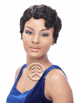 It's A Wig 100% Human Hair Lace Front Wig HH Finger Roll