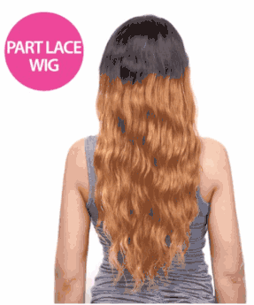 It's A Wig Salon Remy 100% Brazilian Human Hair HH PART LACE NATURAL WAVE 24" Wig