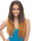 Janet 100% Natural Virgin Remy Human Hair Brazilian Bundle Hair Lace Natural Wig 22"