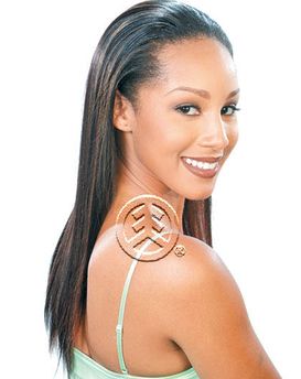 Janet Collection Easy Wear 100% Human Hair Half  Wig Ida