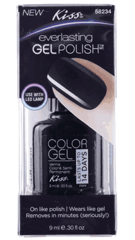 Kiss Everlasting Gel Polish Color Gel ONYX