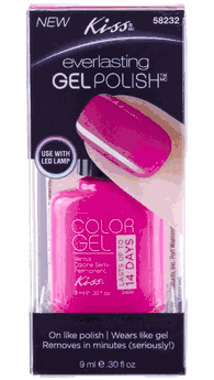 Kiss Everlasting Gel Polish Color Gel PUNCH