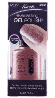 Kiss Everlasting Gel Polish Color Gel SHIMMER