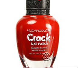 KleanColor CRACK NAIL POLISH RED CRACKLE