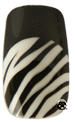 KleanColor Fashionista Nails ZEBRA