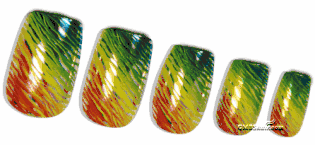 KleanColor Nails Surefire AURORA STRIPES