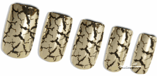 Kleancolor Nails Surefire Nails PNM CRACKED SILVER