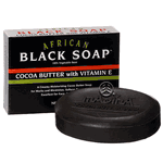 Madina African Black Soap W/Cocoa Butter