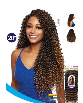 Mane Concept Afri Naptural 3X Beach Curl Braid 20" (NEW!!!)