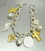 Mat Silver Gold LORD FOOTPRINT Bracelet