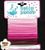 Metal Free Rubber Bands Pink Assorted