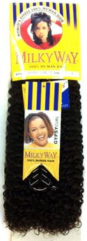 Milky Way 100% Human Hair Gypsy Curl Weaving 12"