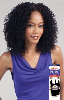 Milky Way PURE 100% Human Hair Weave Bohemian Curl Weave 10 Inch