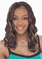 Model Model Clair Human Hair Swirl Curl Bulk 18"