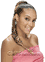 Model Model Equal Futura Dip Fish Tail Braid Drawstring Ponytail