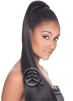 Model Model Equal Futura Yaky Straight Drawstring Ponytail 24"