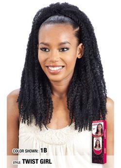 Model Model Equal Synthetic Drawstring Ponytail Twist Girl
