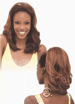 Model Model Glance Cocktail Wig Kahlua