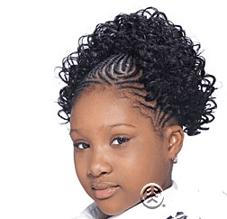 Model Model Glance Kids Drawstring Ponytail New Deep