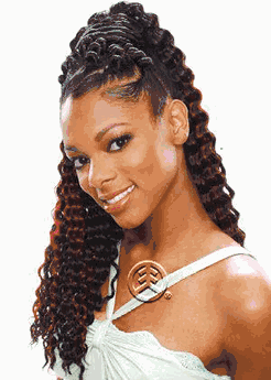 Model Model Glance Soft Deep Curl Braid