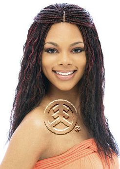Model Model Ikon Super Bulk Wet & Wavy Human Hair Blend Braid 16" 18"