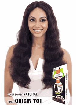 Model Model NUDE Brazilian Natural 100% Human Hair Freedom 5" Lace Part Wig Origin 701