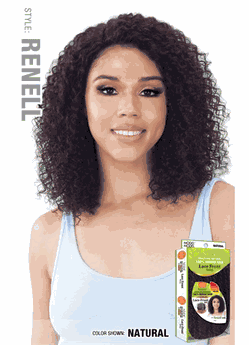 Model Model NUDE Brazilian Natural 100% Human Hair Lace Front Wig Renell