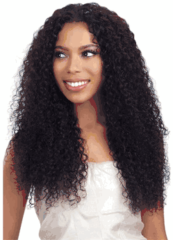 Model Model Nude Brazilian Virgin Remy 100% Human Hair Fresh Wet & Wavy Bohemian Curl 7PCS (18/20/22)