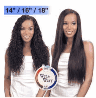 Model Model Nude Brazilian Virgin Remy 100% Human Hair Fresh Wet & Wavy Loose Wave Curl 7PCS (14/16/18)