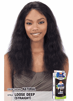 Model Model Nude Fresh Wet & Wavy Lace Front Wig Loose Deep