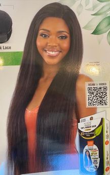 Model Model NUDE Premium Brazilian Natural 100% Human Hair 13"X4" Lace Frontal Wig Straight