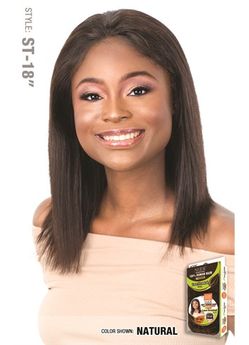 Model Model NUDE Premium Brazilian Natural 100% Human Hair 13"X6" Lace Frontal Wig Straight 18"