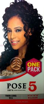 Model Model Pose 5 100% Human Hair MasterMix Twin Long 5PCS Weave