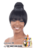 Model Model Top Knot Bun Bang