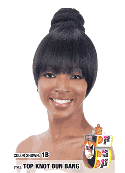 Model Model Top Knot Bun Bang